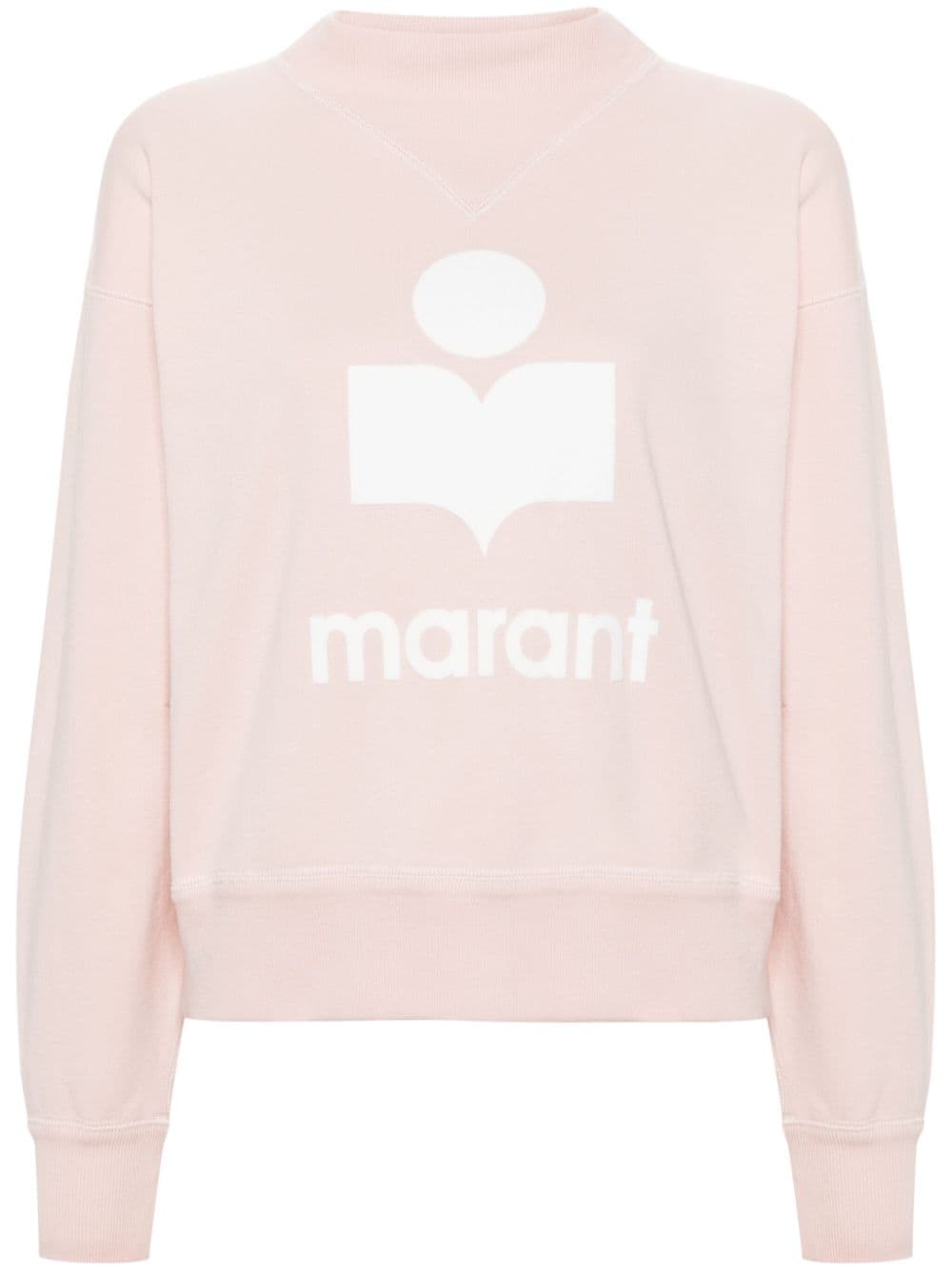 MARANT ÉTOILE Moby Sweatshirt mit Logo-Print - Rosa von MARANT ÉTOILE