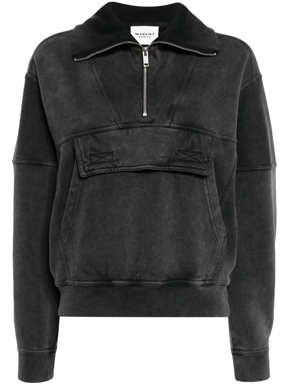 MARANT ÉTOILE Phenix Sweatshirt mit Reißverschluss - Grau von MARANT ÉTOILE