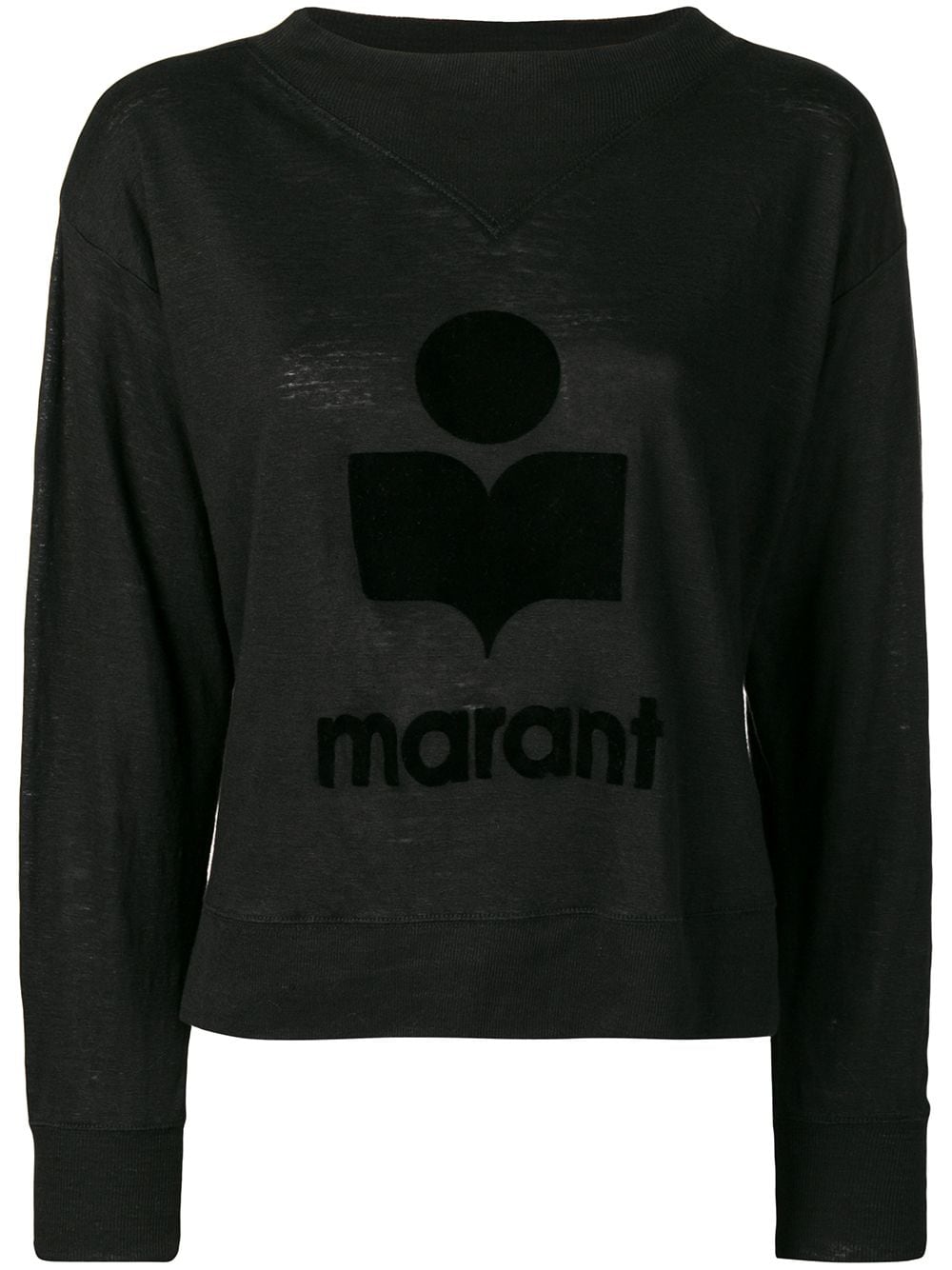 MARANT ÉTOILE Pullover mit Logo - Schwarz von MARANT ÉTOILE