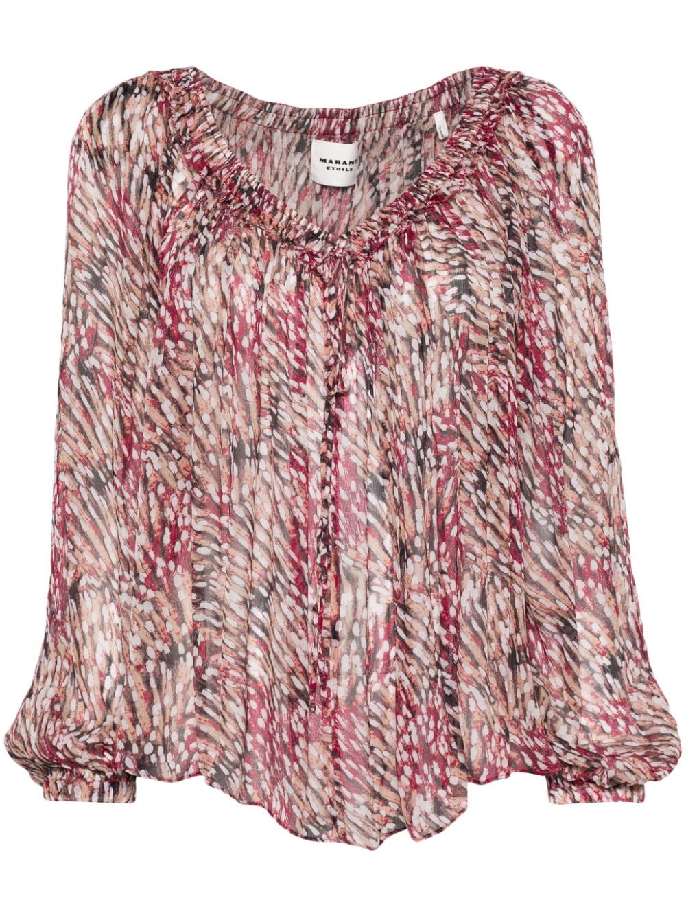 MARANT ÉTOILE Schulterfreie Vutti Bluse - Rosa von MARANT ÉTOILE