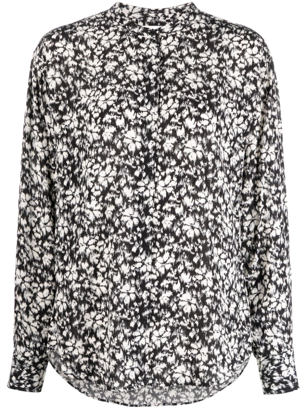 MARANT ÉTOILE T-Shirt mit Blumen-Print - Schwarz von MARANT ÉTOILE