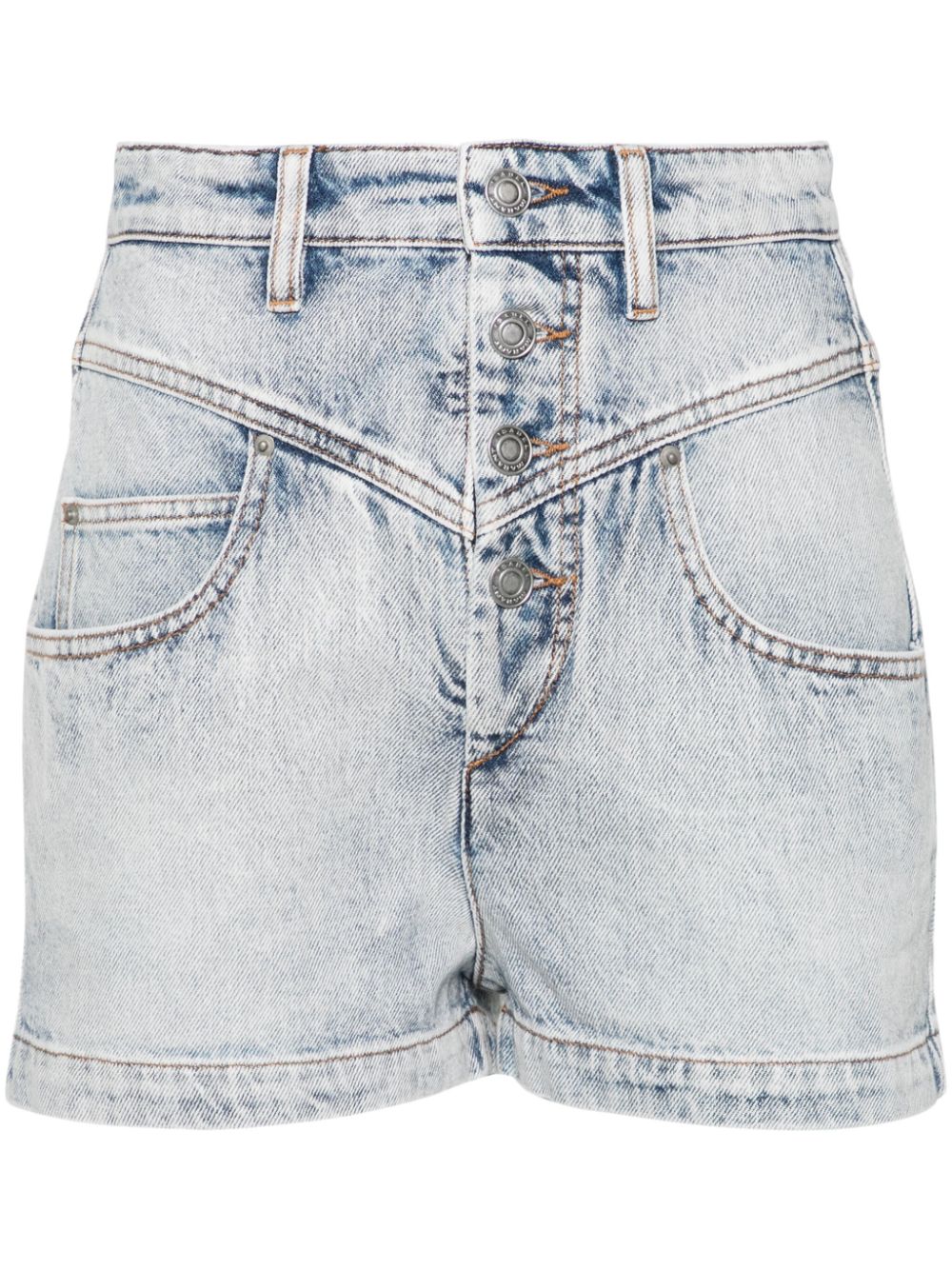 MARANT ÉTOILE Taillenhohe Jovany Jeans-Shorts - Blau von MARANT ÉTOILE