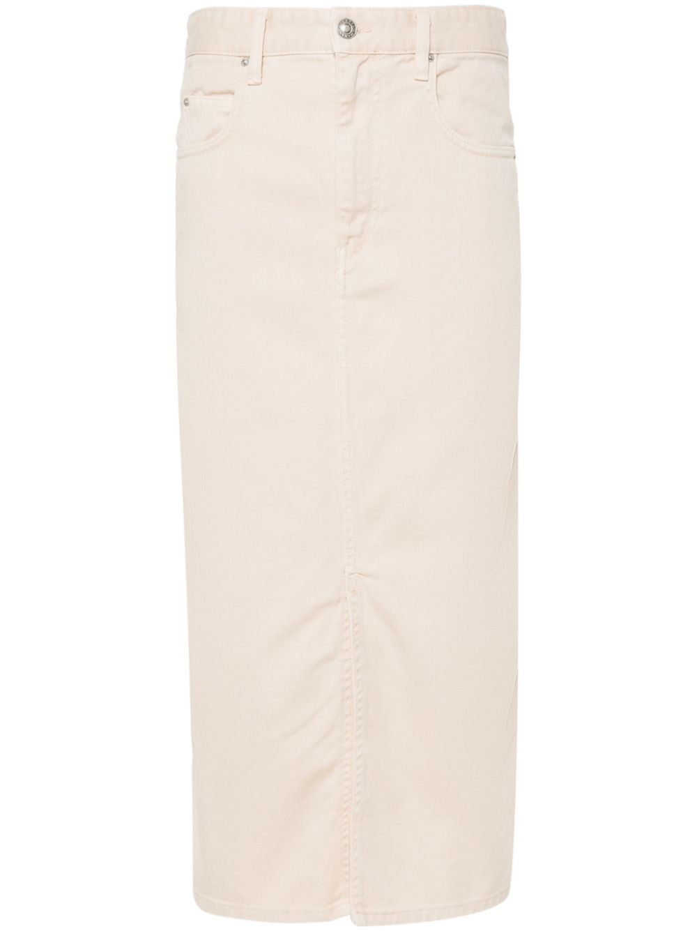 ISABEL MARANT Tilauria Jeans-Midirock - Nude von ISABEL MARANT