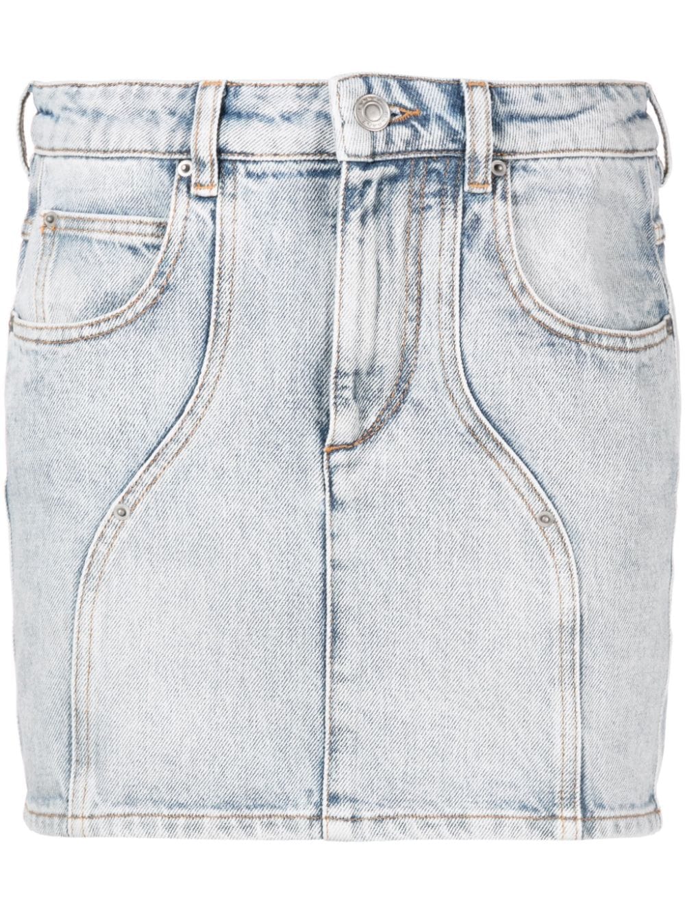 MARANT ÉTOILE Vesna Jeansrock mit hohem Bund - Blau von MARANT ÉTOILE