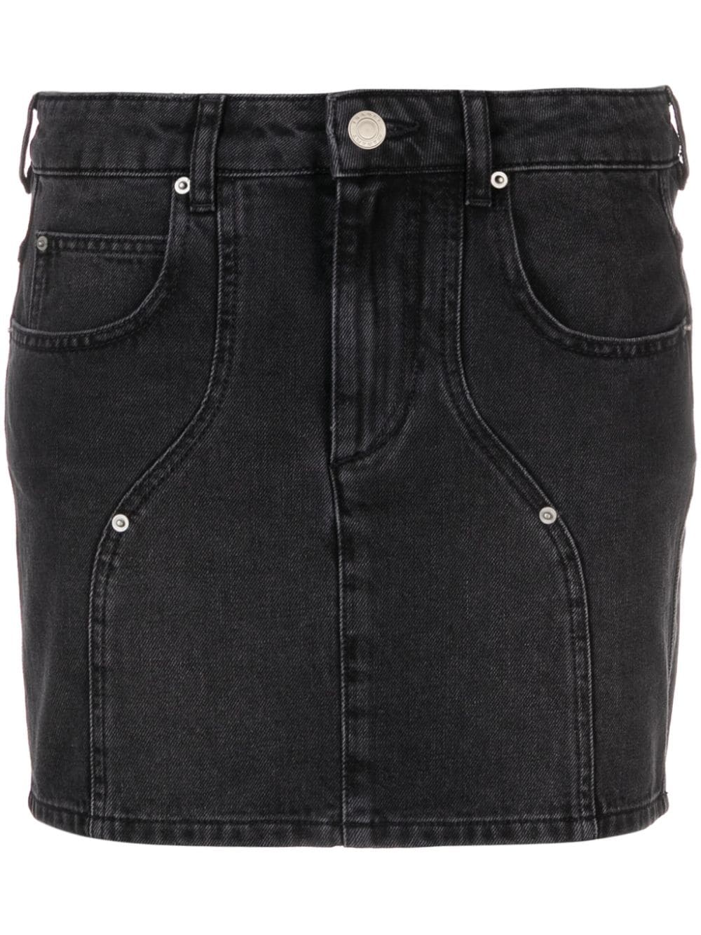 MARANT ÉTOILE Vesna Jeansrock mit hohem Bund - Schwarz von MARANT ÉTOILE