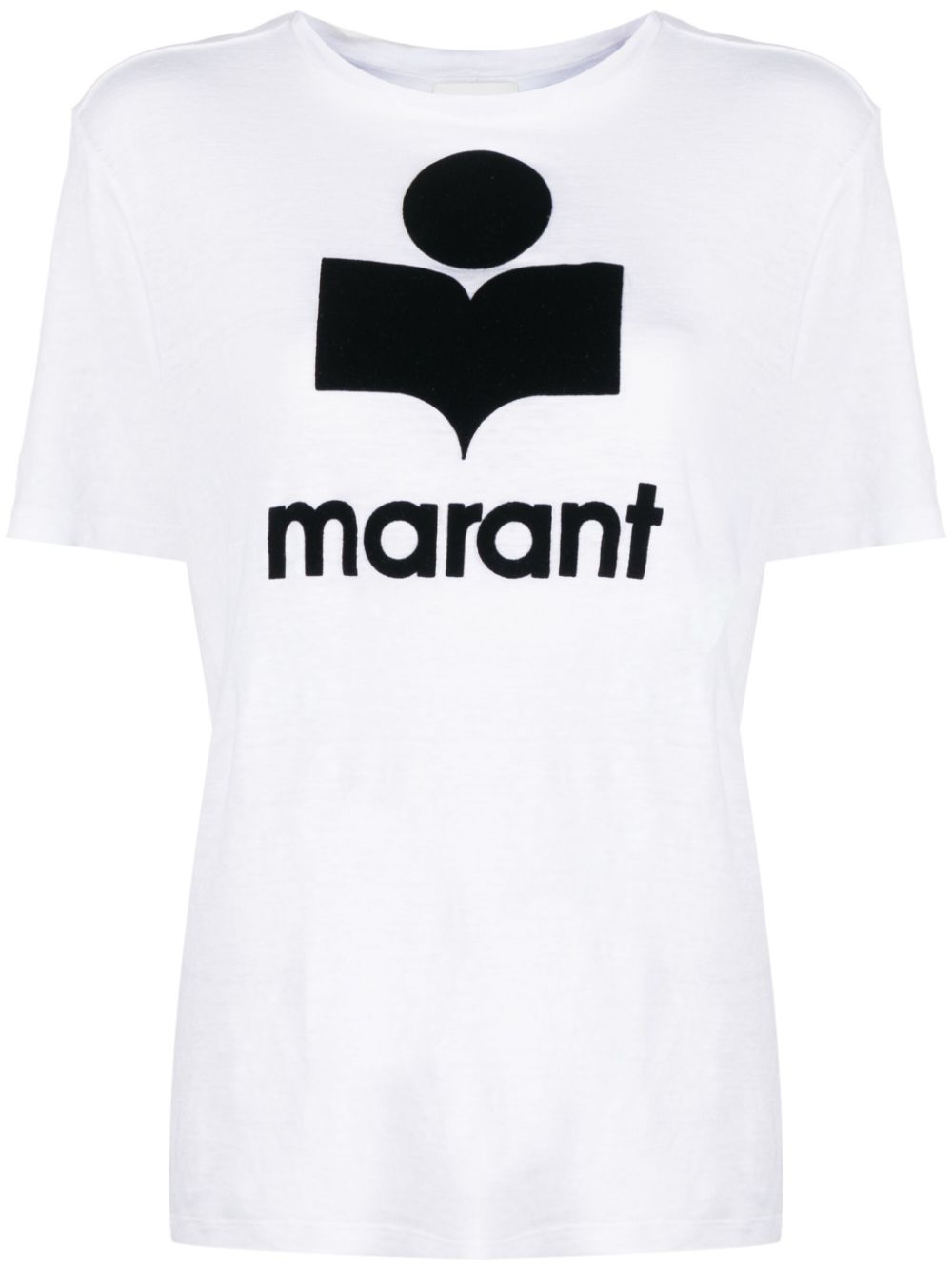 MARANT ÉTOILE Zewel T-Shirt aus Leinen - Weiß von MARANT ÉTOILE