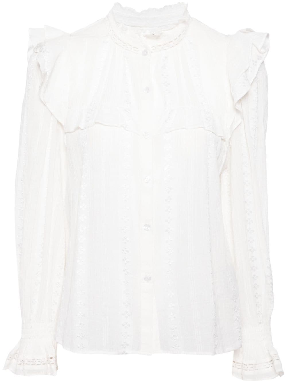 MARANT ÉTOILE Bestickte Bluse - Weiß von MARANT ÉTOILE