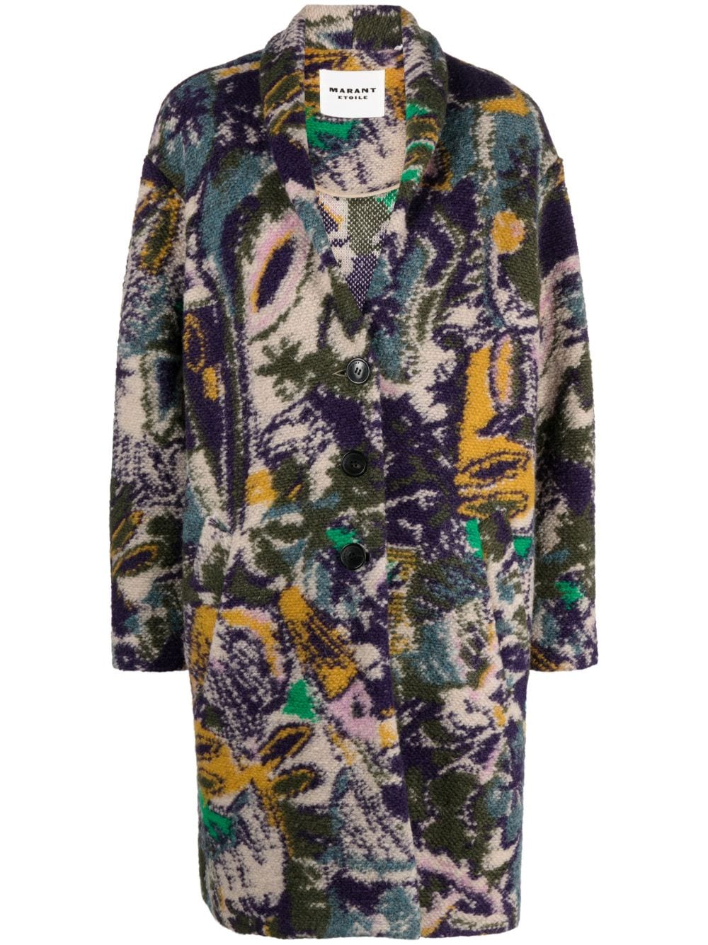 MARANT ÉTOILE Kleid mit Print - Violett von MARANT ÉTOILE