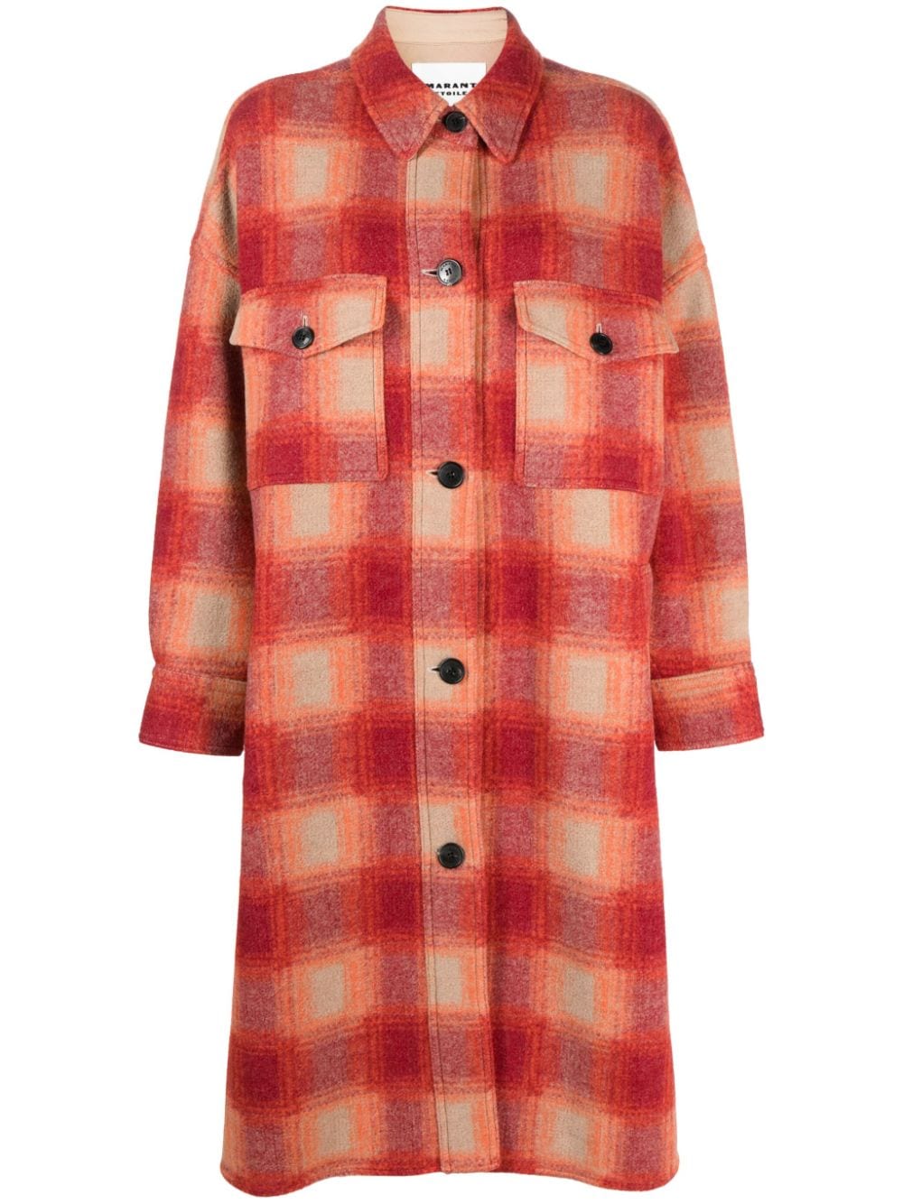 MARANT ÉTOILE Kariertes Flanellhemd - Orange von MARANT ÉTOILE