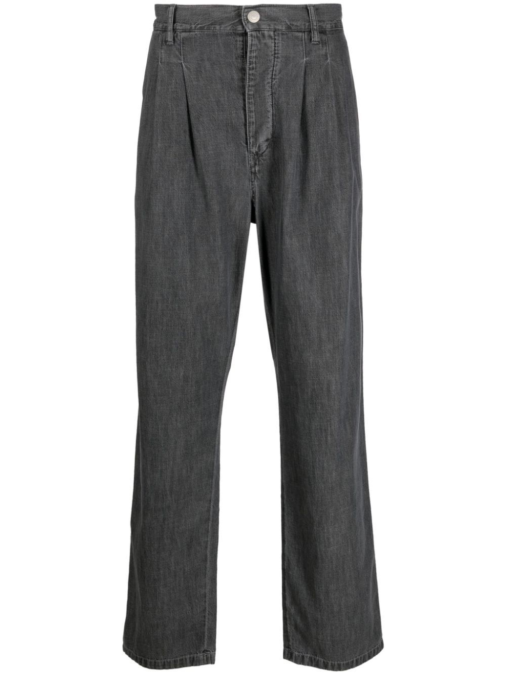 MARANT Straight-Leg-Hose mit Bundfalten - Grau von MARANT