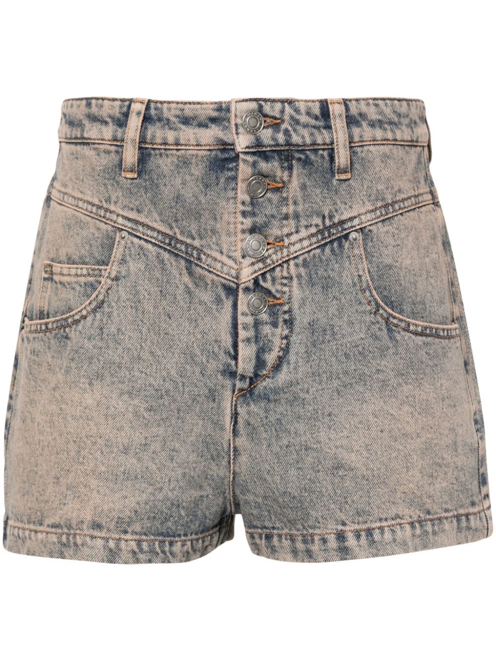 MARANT ÉTOILE Jeans-Shorts mit Stone-Wash-Effekt - Rosa von MARANT ÉTOILE