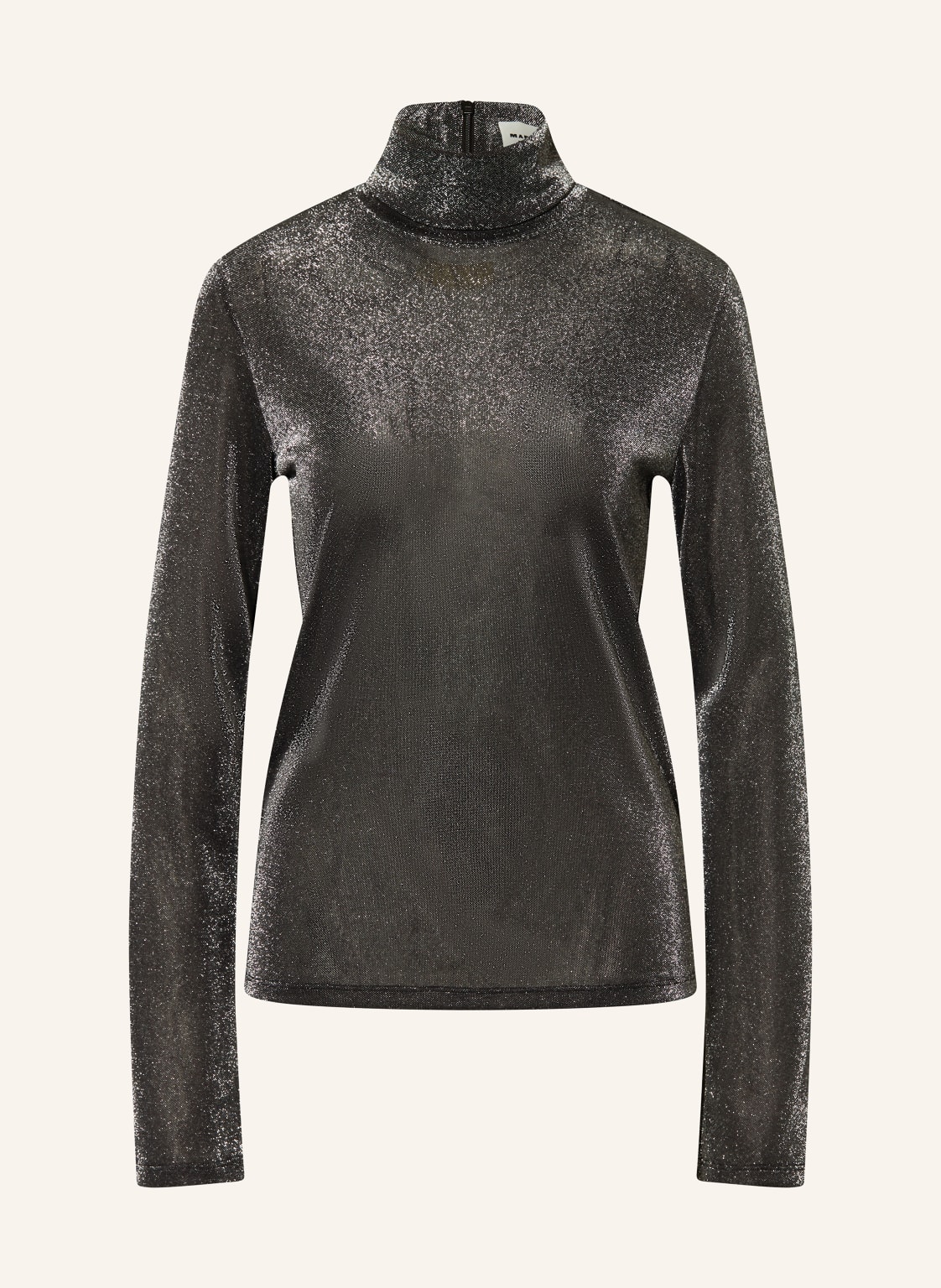 Marant Étoile Longsleeve Jadia Mit Glitzergarn grau von MARANT ÉTOILE