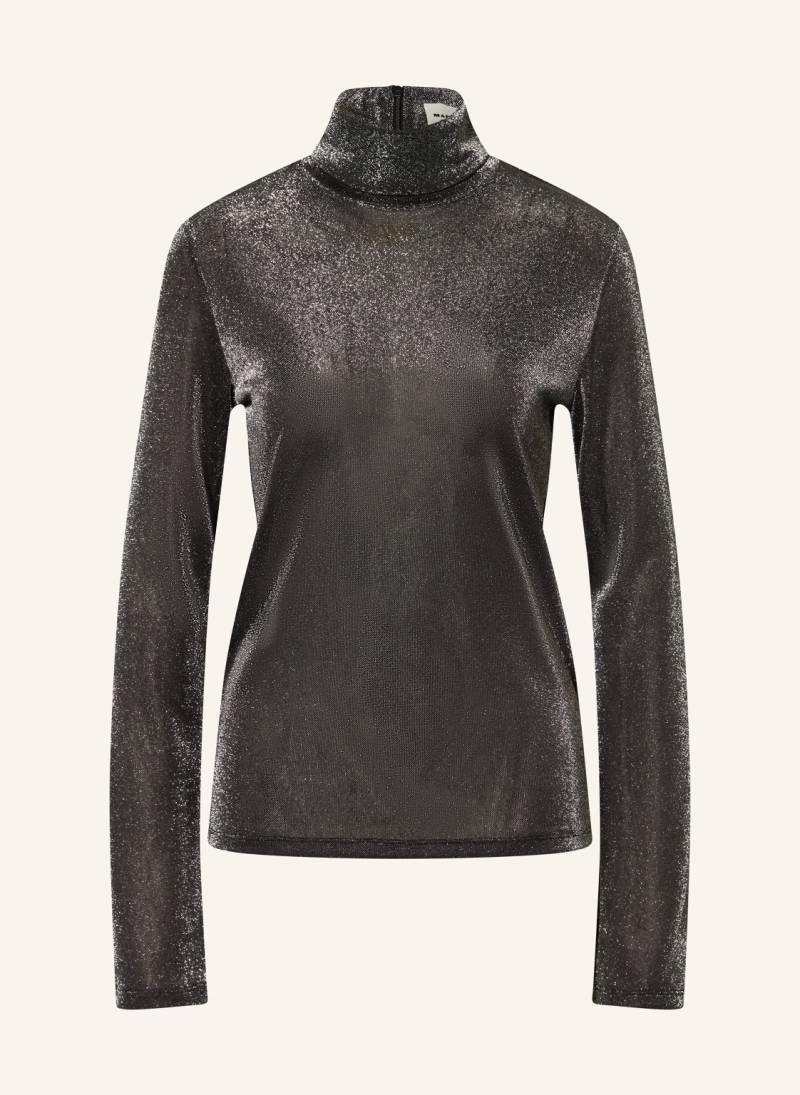 Marant Étoile Longsleeve Jadia Mit Glitzergarn grau von MARANT ÉTOILE