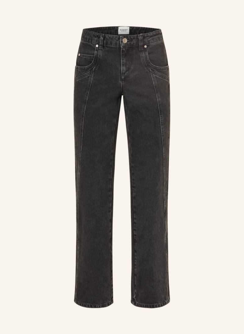 Marant Étoile Straight Jeans Jaylis schwarz von MARANT ÉTOILE