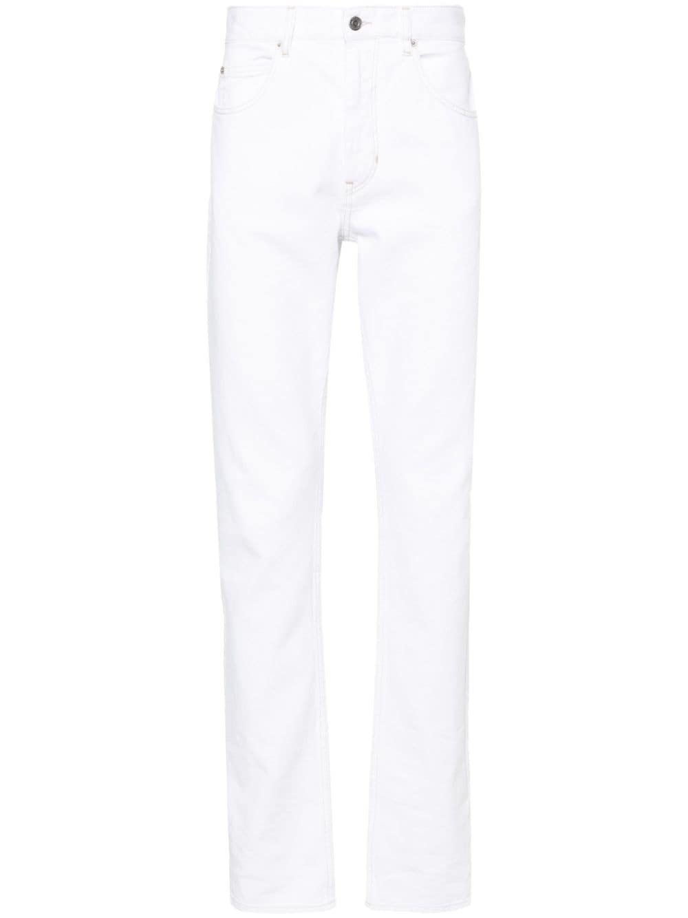 MARANT Halbhohe Jack Straight-Leg-Jeans - Weiß von MARANT