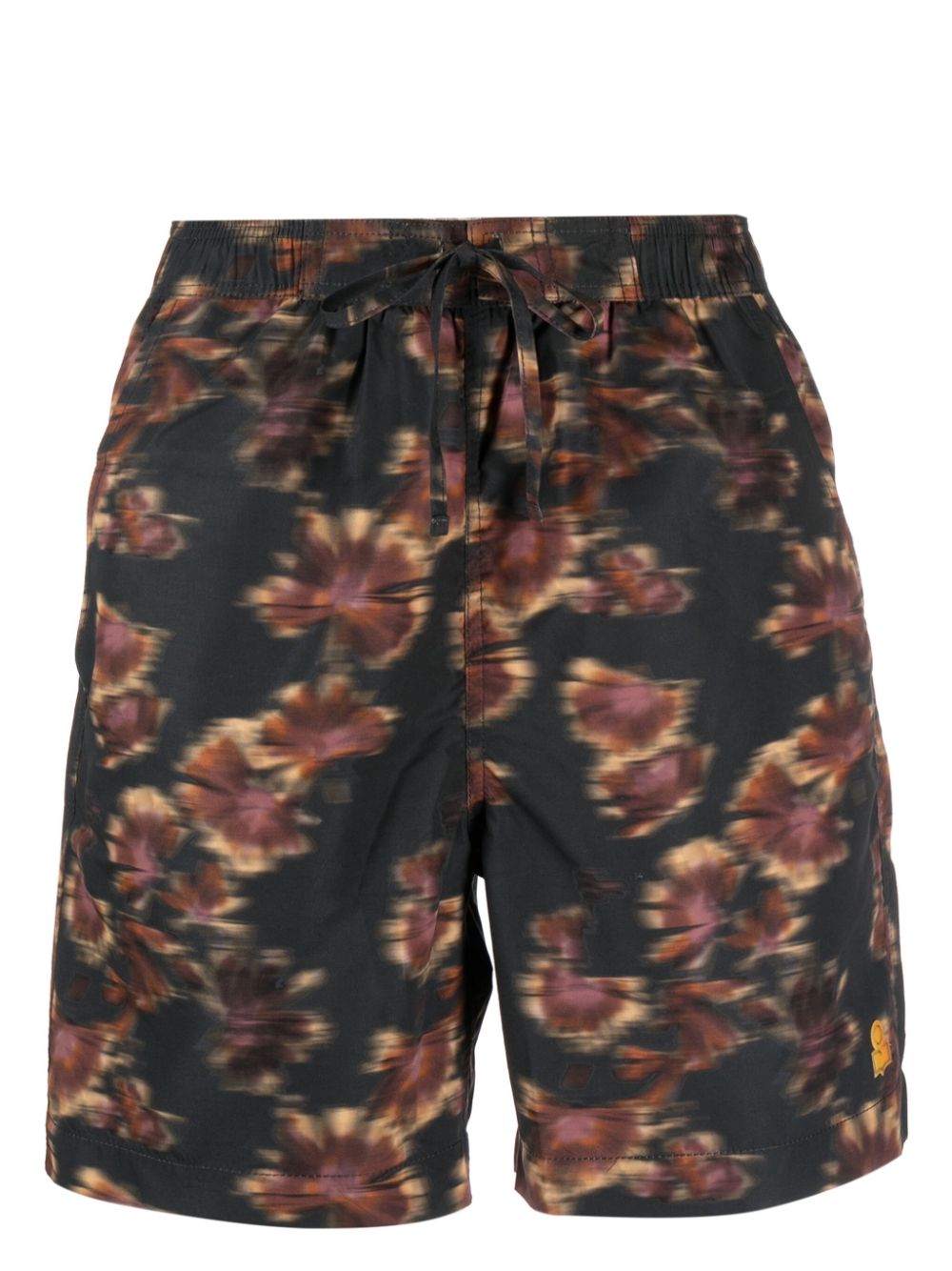 MARANT Hydra Badeshorts mit abstraktem Print - Schwarz von MARANT