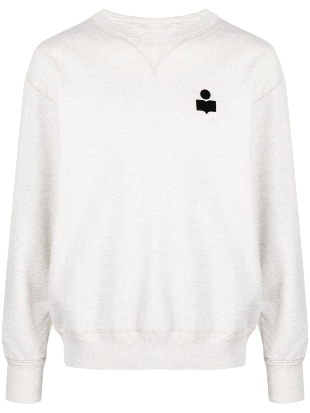 MARANT Mike Sweatshirt mit Logo-Print - Grau von MARANT