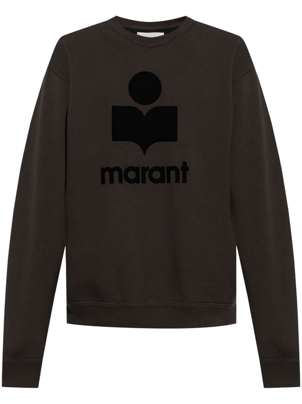 MARANT Mikoy Sweatshirt mit beflocktem Logo - Schwarz von MARANT