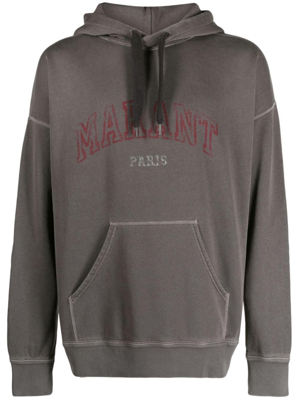 MARANT Miley Hoodie mit Logo-Print - Grau von MARANT