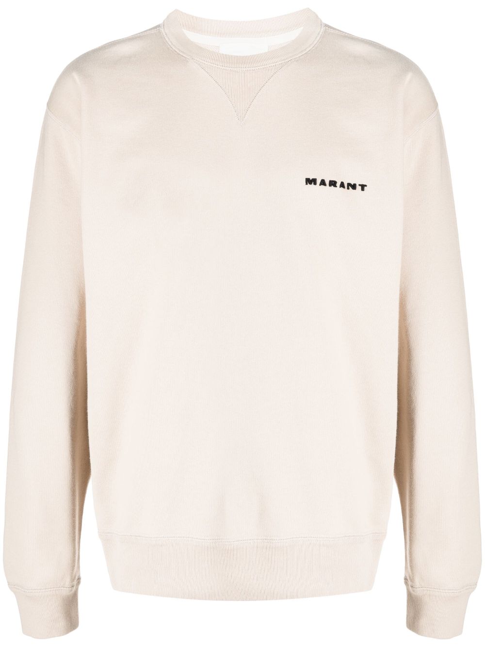 MARANT Sweatshirt mit Logo-Stickerei - Nude von MARANT