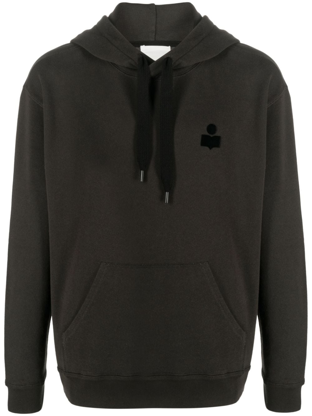 MARANT Hoodie mit Logo-Applikation - Schwarz von MARANT