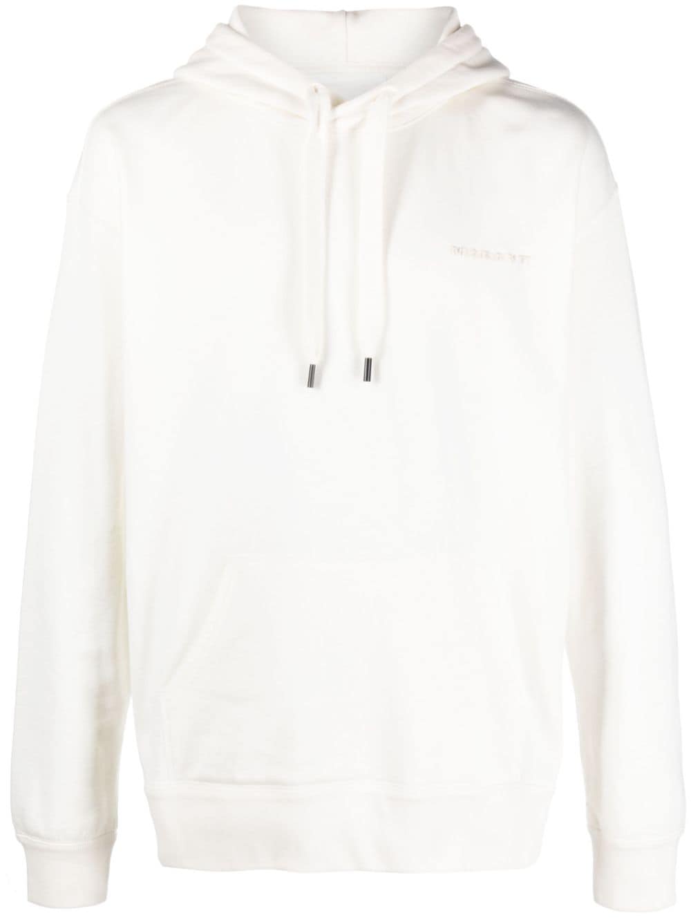 MARANT Hoodie mit Logo-Stickerei - Weiß von MARANT