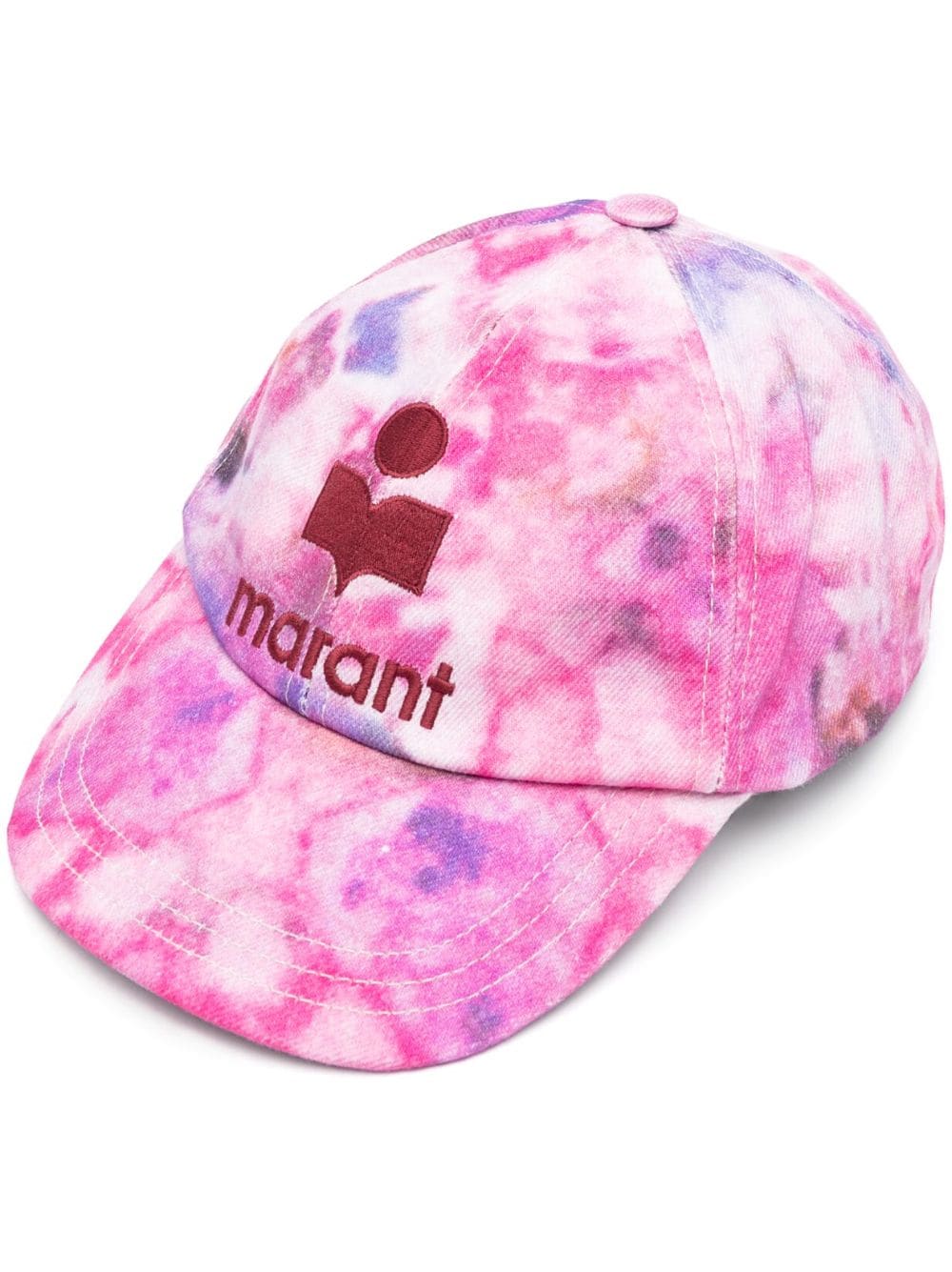 ISABEL MARANT Baseballkappe mit Batikmuster - Rosa von ISABEL MARANT