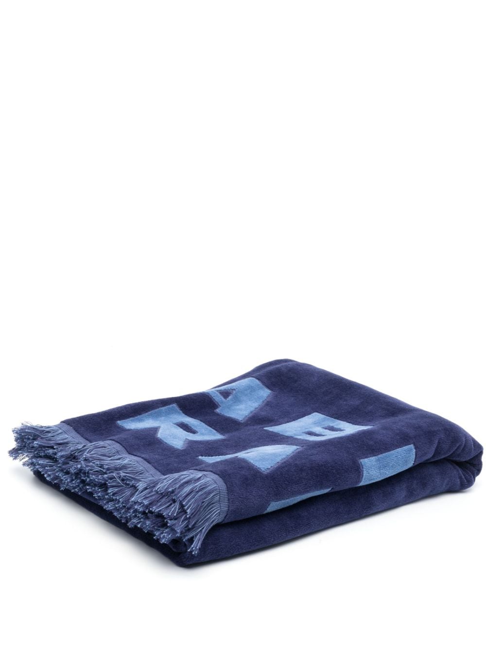 ISABEL MARANT Handtuch mit Logo-Print - Blau von ISABEL MARANT