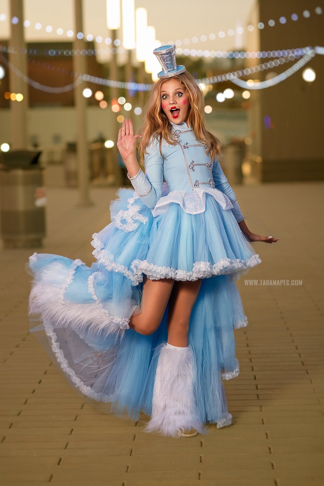 Nussknacker-Kostüm Für Mädchen, Zirkus-Outfit, Soldat-Kleid, Kleine Zirkus-Kleidung, Schaufrau, Hellblaues Zirkus-Outfit Nussknacker-Kostüm Für Mädchen, Zirkus-Outfit, Soldat-Kleid, Kleine Zirkus-Kleidung, Schaufrau, Hellblaues Zirkus-Outfit von MARARTEworkshop