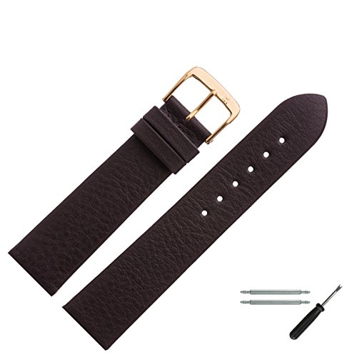 MARBURGER Uhrenarmband 17mm Leder Braun Gold Yak Prägung - Montage Set 5251731000220 MARBURGER Uhrenarmband 17mm Leder Braun Gold Yak Prägung - Montage Set 5251731000220 von MARBURGER