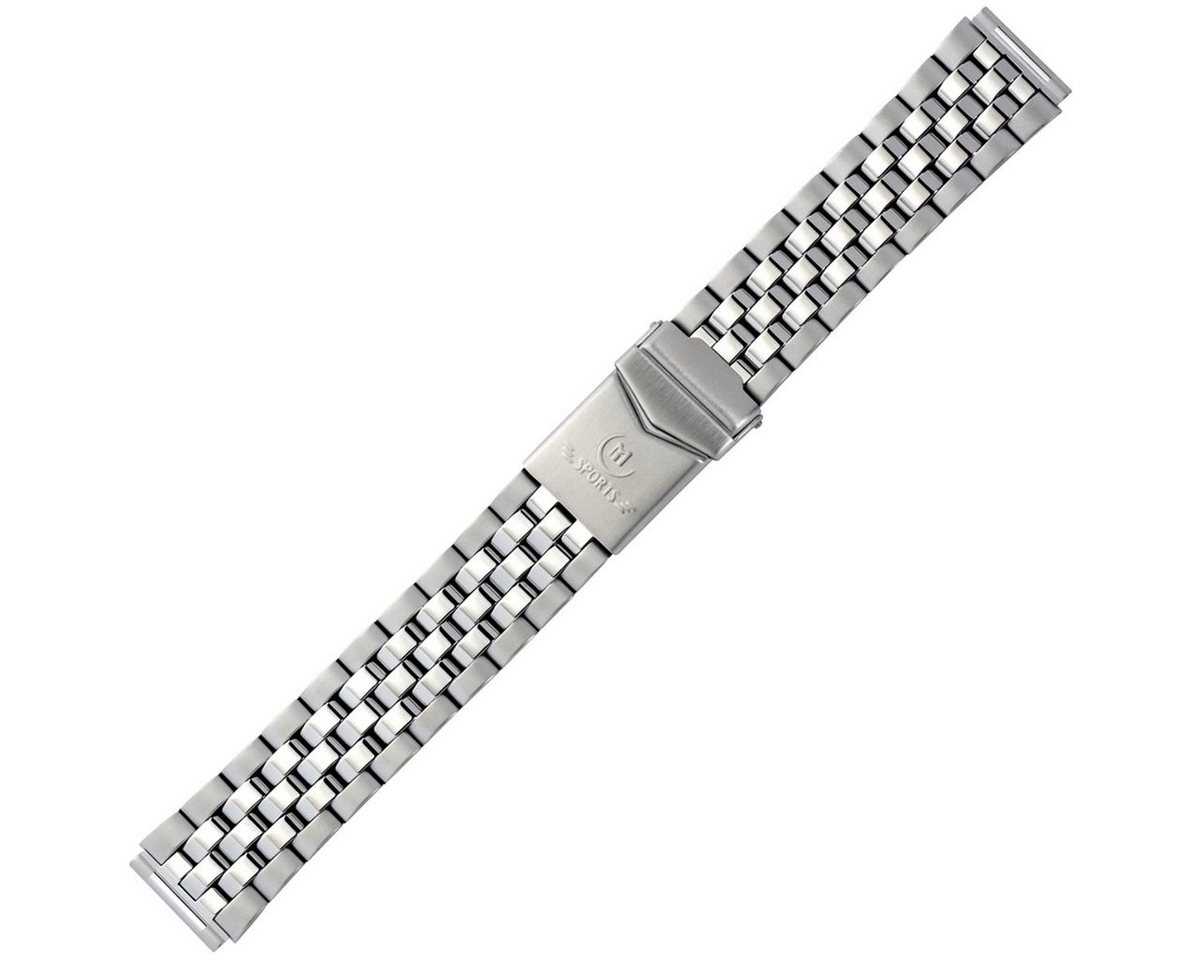 MARBURGER Uhrenarmband 18mm Edelstahl Silber von MARBURGER