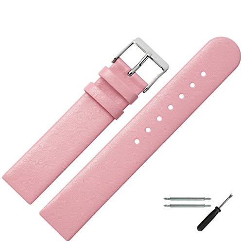 MARBURGER Uhrenarmband 18mm Leder Rose - Werkzeug Montage Set 7611843000120 von MARBURGER