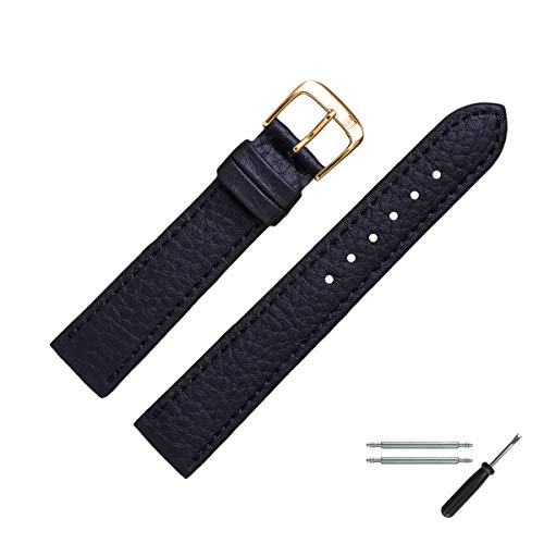 MARBURGER Uhrenarmband 18mm Leder Vegan Schwarz - Werkzeug Montage Set 5201810000220 MARBURGER Uhrenarmband 18mm Leder Vegan Schwarz - Werkzeug Montage Set 5201810000220 von MARBURGER