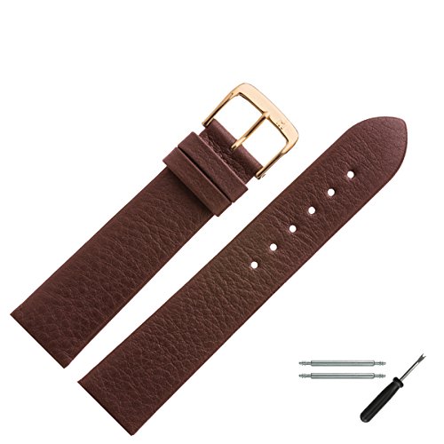 MARBURGER Uhrenarmband 19mm Leder Braun Gold Yak Prägung - Montage Set 5251932000220 MARBURGER Uhrenarmband 19mm Leder Braun Gold Yak Prägung - Montage Set 5251932000220 von MARBURGER