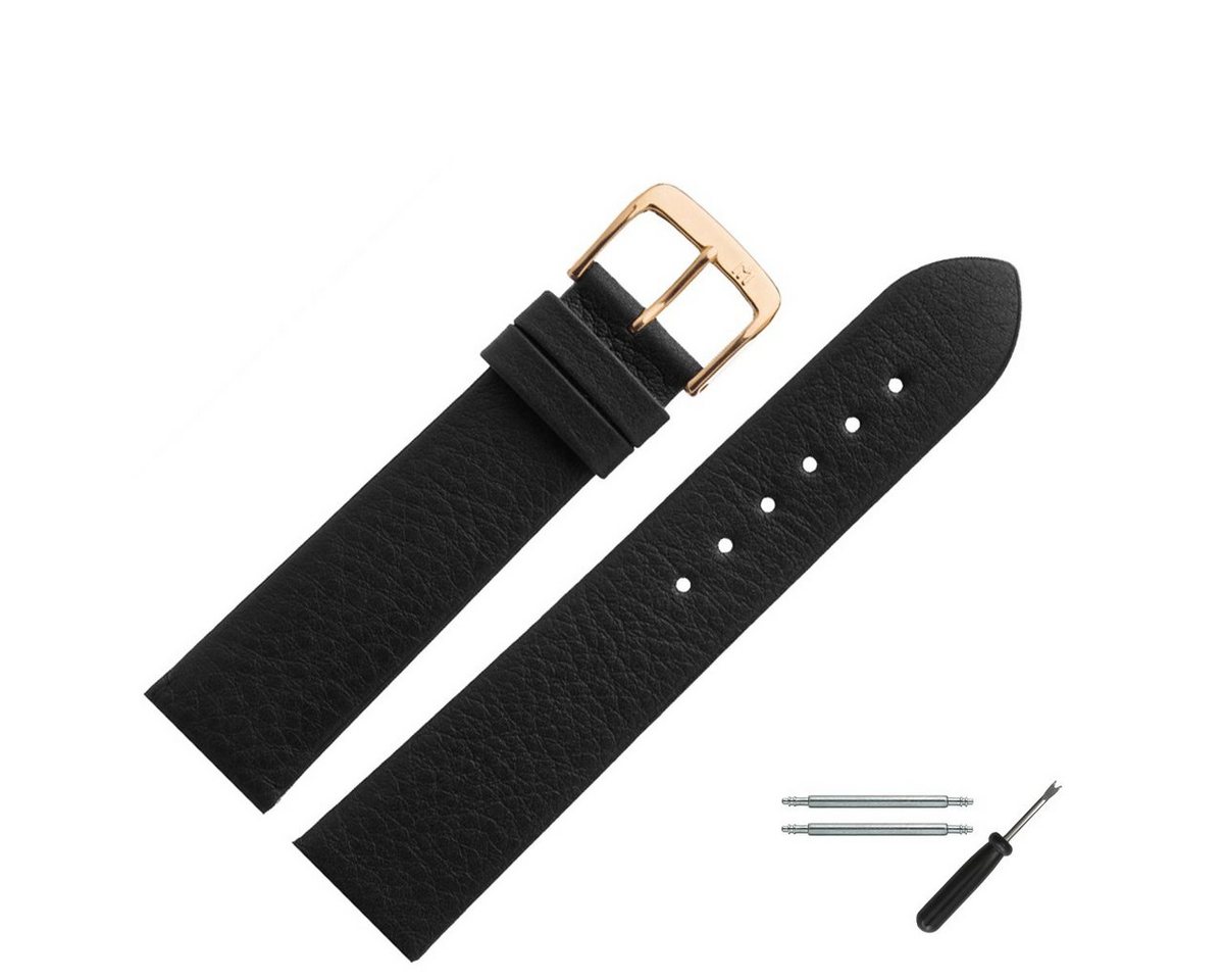 MARBURGER Uhrenarmband 20mm Leder Yak Narbung MARBURGER Uhrenarmband 20mm Leder Yak Narbung von MARBURGER