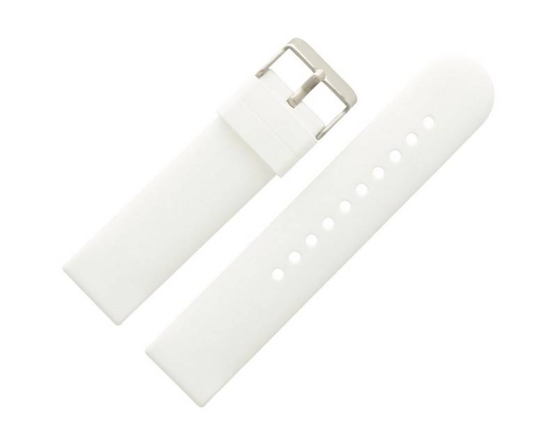 MARBURGER Uhrenarmband 20mm Silikon Fitness Smartwatch XS Extra Kurz Weiss von MARBURGER