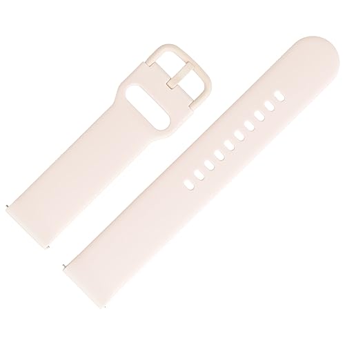 MARBURGER Uhrenarmband 22mm Kunststoff Rose XL Smartwatch Fitness Silikonband Sport Armband - Easy Fix Automatik-Federsteg Quickrelease Schnellverschluss 9542243000520 von MARBURGER
