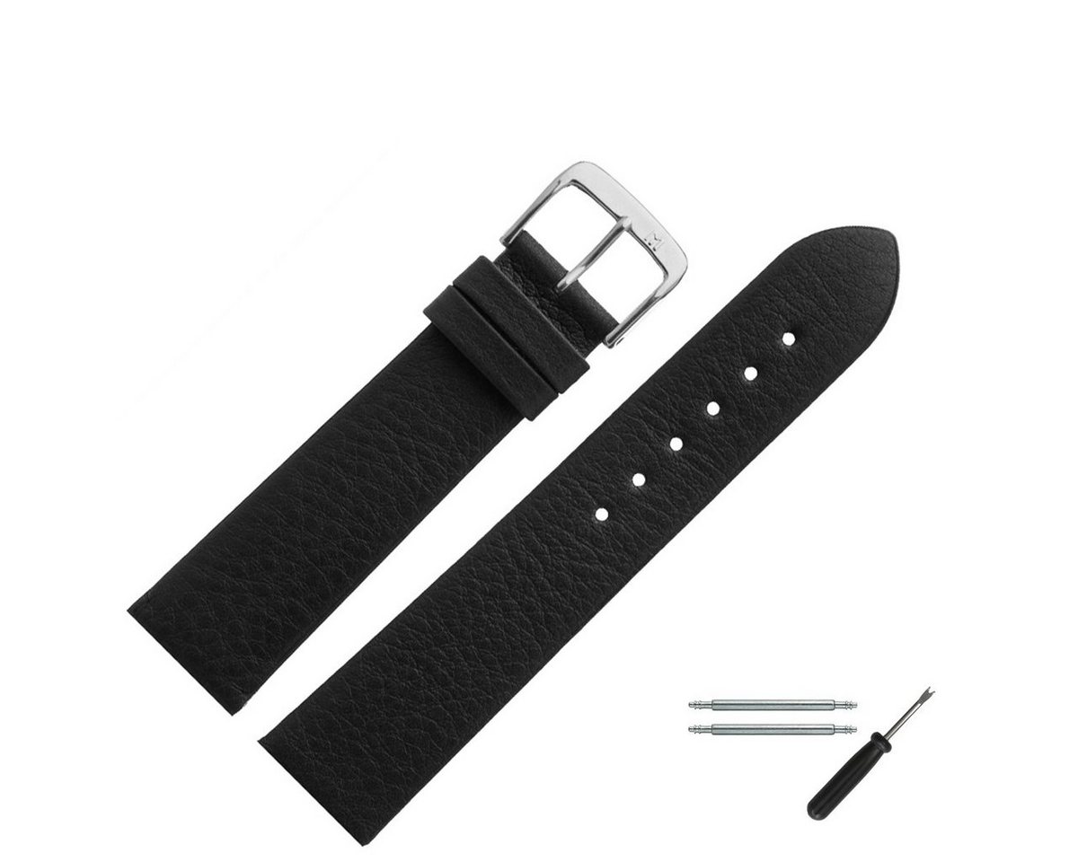 MARBURGER Uhrenarmband 22mm Leder Yak Narbung MARBURGER Uhrenarmband 22mm Leder Yak Narbung von MARBURGER