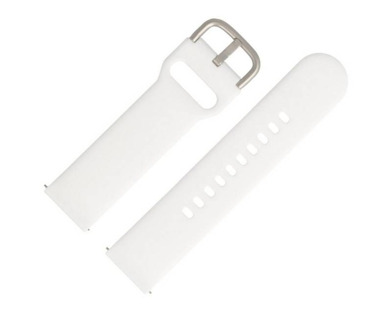 MARBURGER Uhrenarmband 22mm Silikon Fitness Smartwatch XS Extra Kurz Weiss MARBURGER Uhrenarmband 22mm Silikon Fitness Smartwatch XS Extra Kurz Weiss von MARBURGER