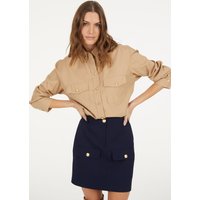 Baumwollhemd und Schmuckknöpfen von MARC AUREL