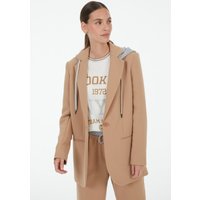 Blazer mit Grau-Mélange Kapuze von MARC AUREL