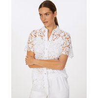 Bluse aus Eyecatcher Spitze von MARC AUREL