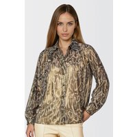Bluse aus Sparkling Animal Print von MARC AUREL