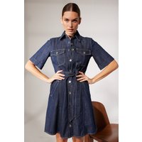 Jeanskleid mit Gürtel von MARC AUREL