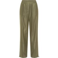 Kunstleder-Hose im Workwear-Look von MARC AUREL