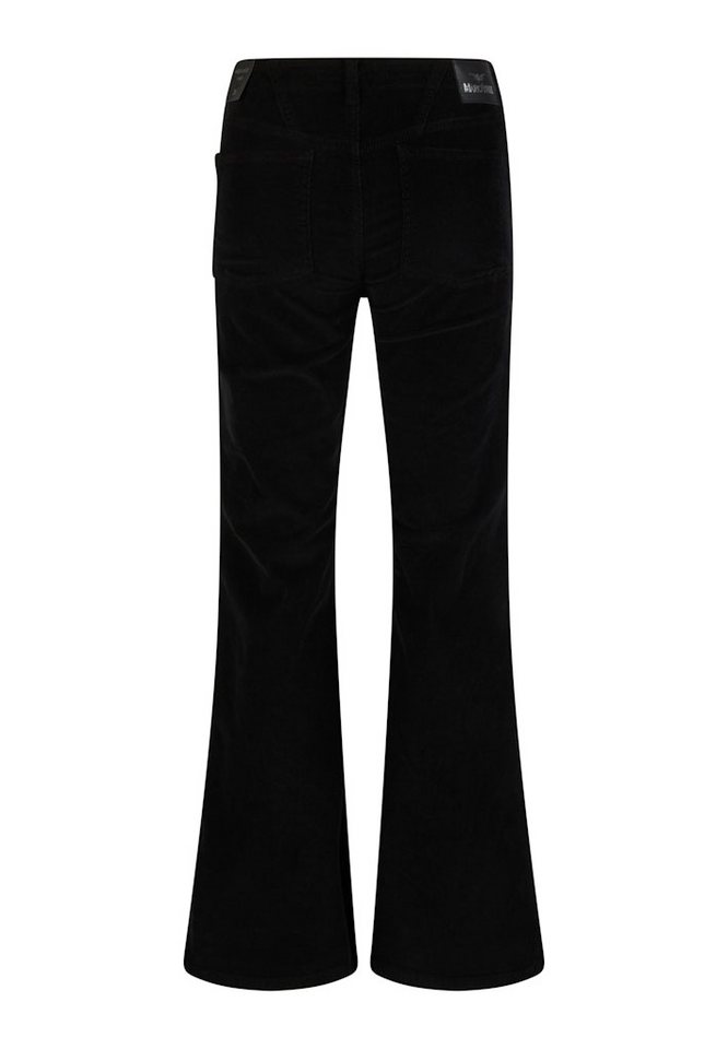 MARC AUREL 2-in-1-Hose Flared Hose aus Cord black von MARC AUREL