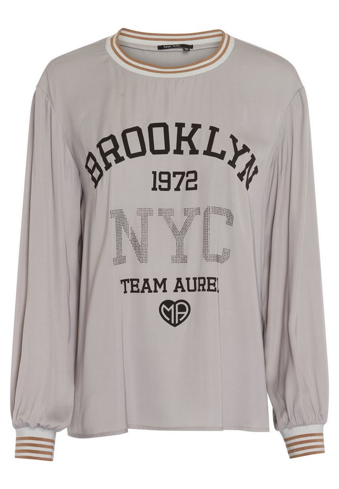 MARC AUREL Blusentop mit College-Print von MARC AUREL