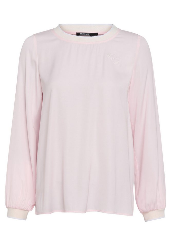 MARC AUREL Blusentop mit Strick-Bündchen von MARC AUREL