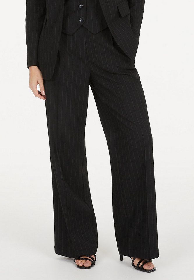 MARC AUREL Bundfaltenhose mit Nadelstreifenmuster von MARC AUREL