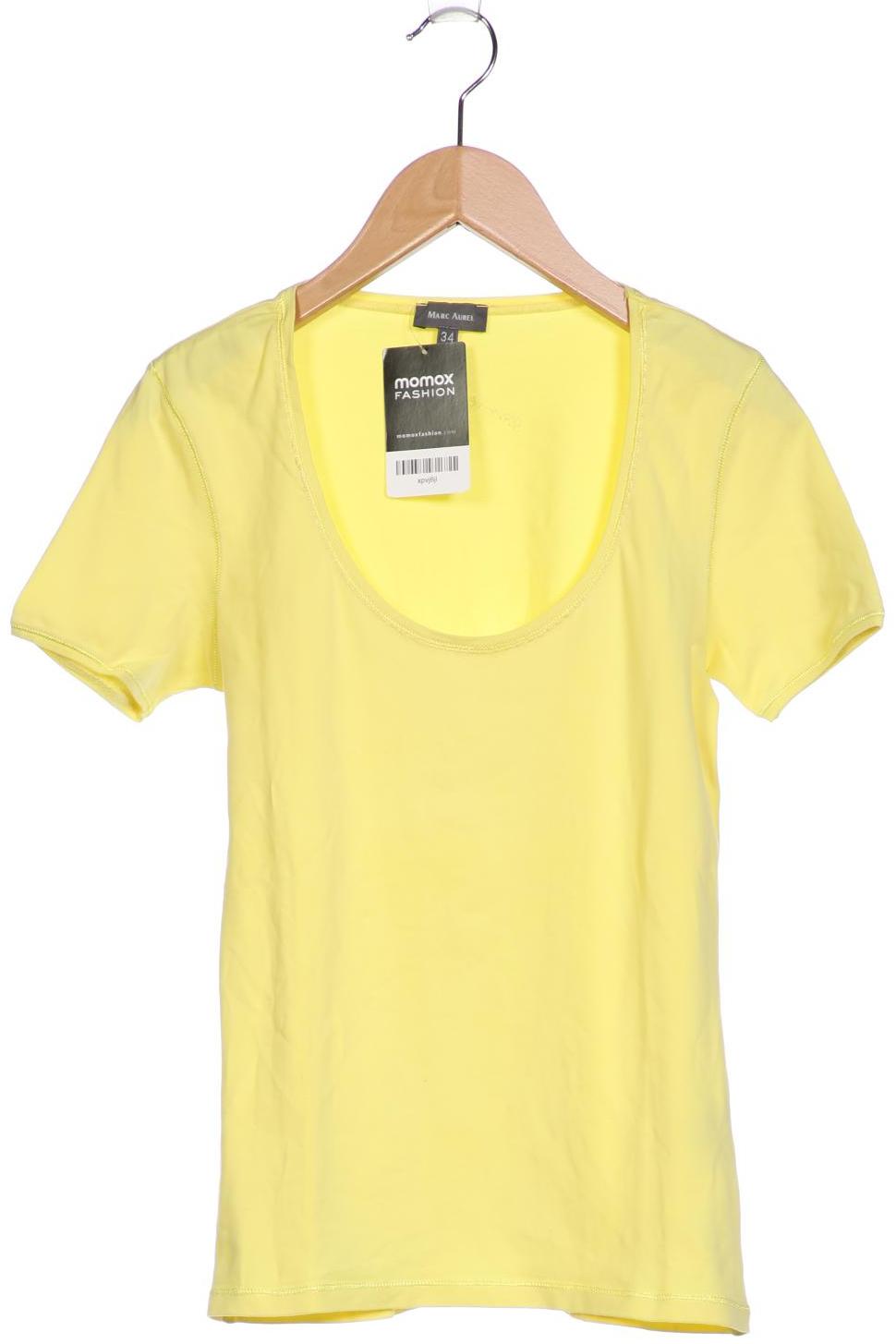 Marc Aurel Damen T-Shirt, gelb, Gr. 34 von MARC AUREL